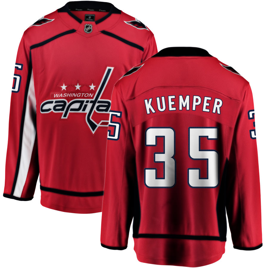 Darcy Kuemper Washington Capitals Fanatics Branded Home Breakaway Jersey - Red