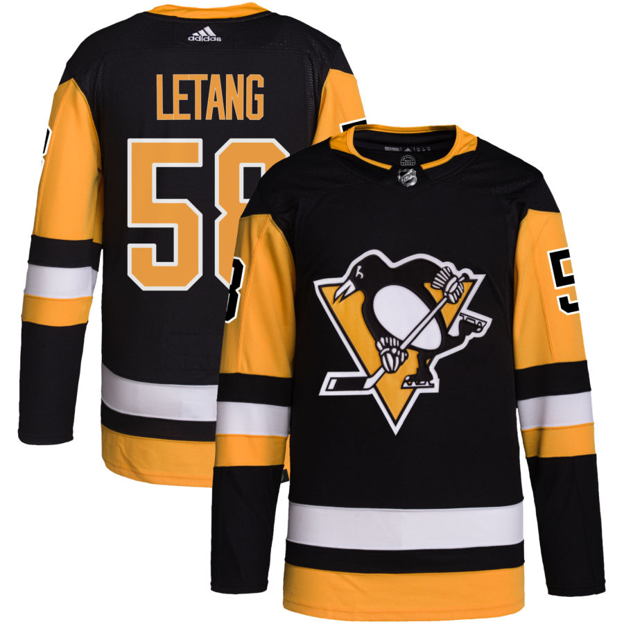 Kris Letang Pittsburgh Penguins adidas Home Primegreen Authentic Pro Jersey - Black