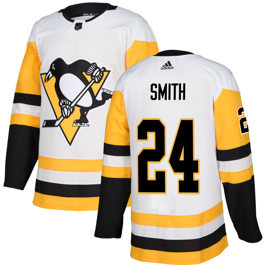 Ty Smith Pittsburgh Penguins adidas Authentic Jersey - White