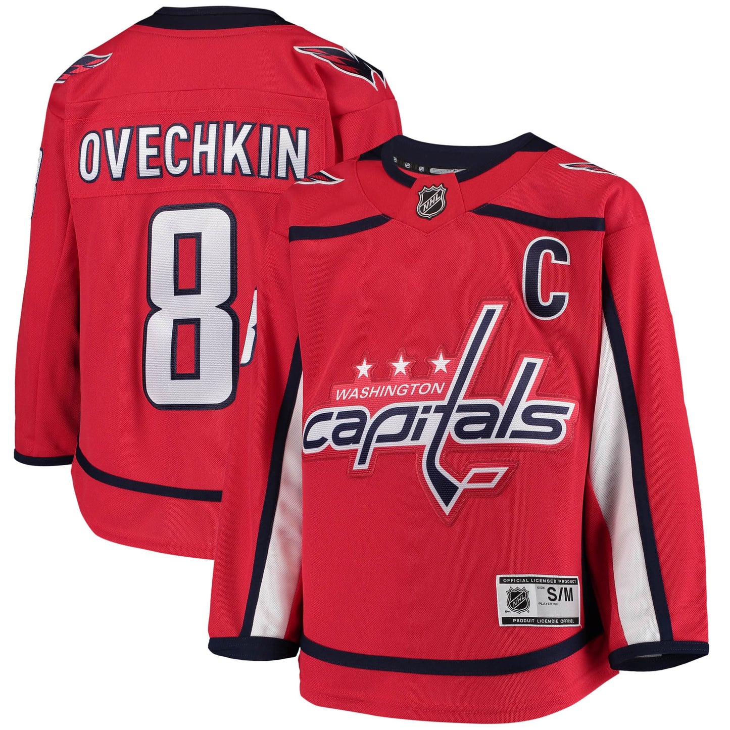 Alexander Ovechkin Washington Capitals Youth Home Premier Player Jersey - Red